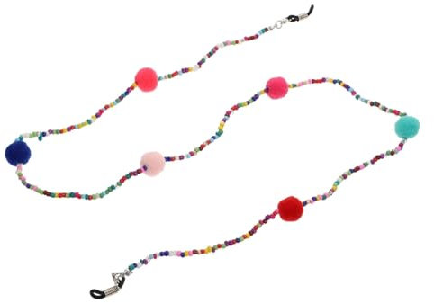 Veemoon Bunte Brillenkette Mit Perlen Anti-rutsch Maskenkette Für Sport Und Alltag Verstellbares Brillenband Für Damen Und Herren Komfortabel Und Stilvoll Für Camping Und Laufen