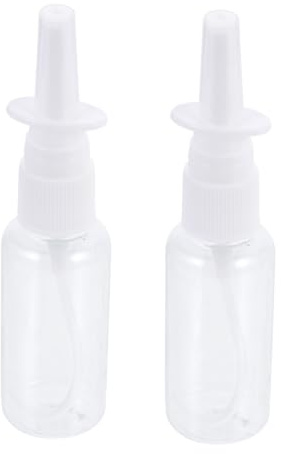 BESPORTBLE Irrigatore Nasale Portatile in Plastica 2 Pezzi per Ragazzo Ragazza, Capacità 20ml, Pulizia Sicura del Naso Design Pratico e Materiale Pet