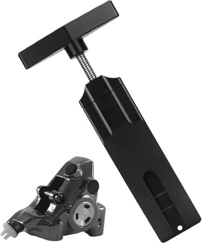 laxreheye Compresor de Pistones, Herramienta para Émbolo de Freno con Mango Largo, Compresor Separador Mecánico para Rueda Trasera de Moto Bicicleta Coche