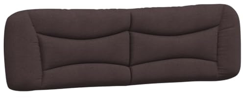 CIOURSTO kopfteil Kissen, Wellenförmige Streifen Polyestergewebe, Rechteck Wandpaneele Gepolstert, Für Schlafzimmer und Wohnzimmer Wandkissen (180 cm)