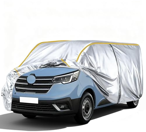 Autoabdeckung Vollgarage Van für VW Grand California 600, Auto Abdeckplane für Winddicht, Regen, Sonne, Staub, Schnee | Für Outdoor-Langzeitlagerung