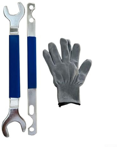 Set di chiavi per dadi della frizione a ventola, 32 mm e 36 mm, per per, strumento automobilistico in acciaio temprato galvanizzato con supporto per puleggia, kit da 2 pezzi