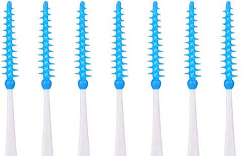 Akozon 80 Pezzi/set Spazzolini Interdentali Morbidi e Stuzzicadenti Usa e Getta Alla Moda per Strumenti Efficaci per la Cura Dentale (#1)