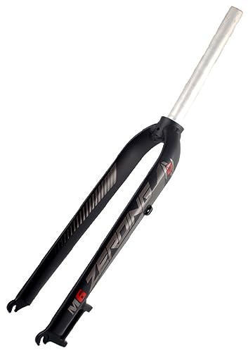 WIQUYBML Forcella Anteriore per Bicicletta MTB da 26/27,5/29 Pollici QR 100X9mm 1-1/8 Tubo Dritto Forcella Rigida per Mountain Bike Freno a Disco Lega di Alluminio Ultraleggera (Colore: Gr
