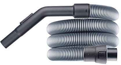 Staubsaugerschlauch für AEG Serie Vampyr CE - Power/Animal/Compact/Jubilee/Powerline/Powerstar/Smart/Sprint/Trio/Turbo, 1,8m silber von Microsafe®