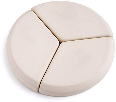 SOFTCOREFOOD Beschwerungsstein zum Fermentieren/15 cm/ 3-teilig, passend für 4 Liter Fido-Glas