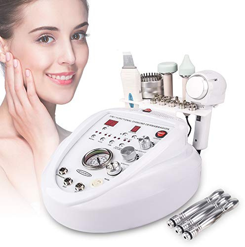 Cenoz Yofuly 5-in-1 Beauty Device, Diamond Microdermabrasion Kit, Skin Scrubber, Hot & Cold Hammer, High Frequency Wands, Skin Care Brush, Radio Frequency Facial Beauty Machine for Home Salon Use