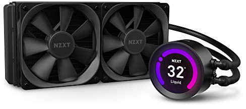 NZXT Kraken Z53 240mm - RL-KRZ53-01 - AIO RGB CPU Liquid Cooler - Customizable LCD Display - Improved Pump - Powered by CAM V4 - RGB Connector - Aer P 120mm Radiator Fans (2 Included)