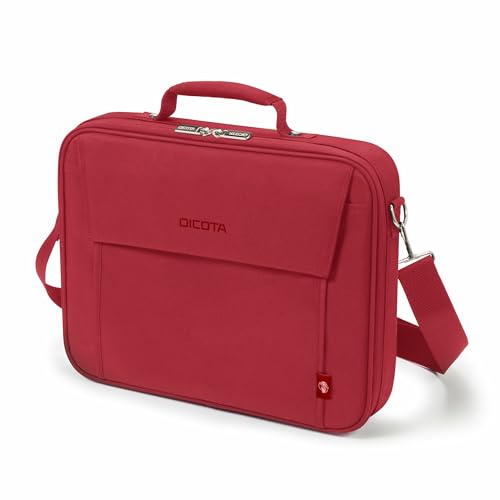 DICOTA Multi Base 14-15.6 – leichte Notebooktasche mit Schutzpolsterung, rot