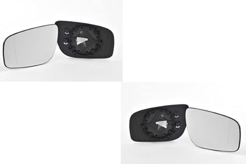 Johns, Spiegel Glas Außen Spiegel Glas passend für Mercedes W211 E-Klasse 06-09 Satz LR