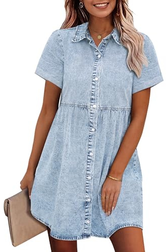 GRAPENT Summer Dresses for Women Casual Womens Dress for Fall Pregnancy Dresses for Summer Baby Shower Maternity Dress for Spring Photoshoot Color Roadknight Blue Size XL