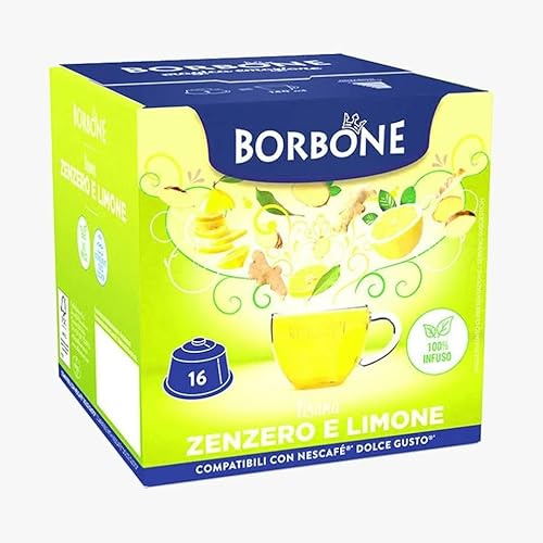 64 Capsule Caffe Borbone Compatibili con Nescafe Dolce Gusto Tisana Zensero e Limone - L' Emporio del Caffè