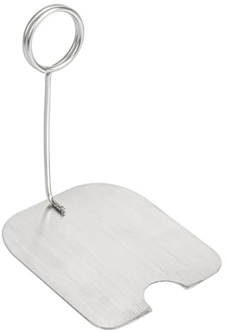 Etikettenhalter Bufet, 8,6 x 7,2 x 10 cm, Silber, Edelstahl