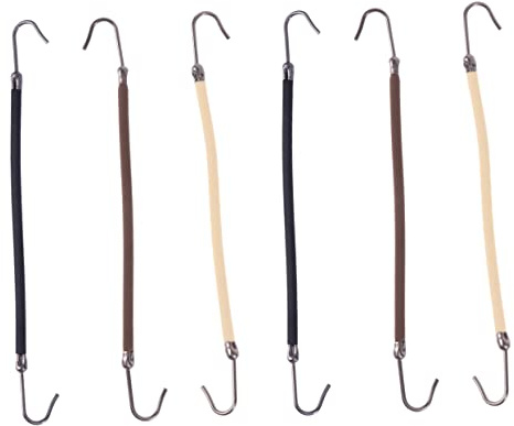 POPETPOP 18 Piezas Pelo De Silicona Flexible Gancho Para Sujetar Coletas Accesorio Pelo Sencilla y Niñas Fiesta o Diario