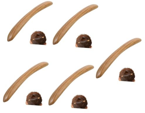 MAGICLULU 5 Stücke Haar Stick Lockiges Haar Stick Mädchen Haar Zubehör Frauen Haar Essstäbchen Für Bun Decor Holz
