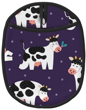 Ferme drôle de Vaches drôles, Maniques, maniques résistantes à la Chaleur, maniques de Cuisine en Silicone antidérapantes