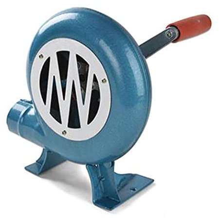 Ventilatore a mano per la casa della manovella del fabbro manuale di cottura del barbecue ventilatore all'aperto del fabbro