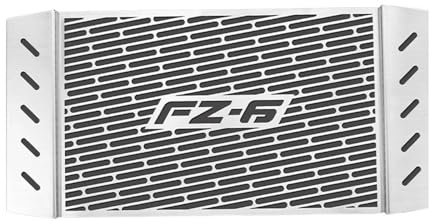 Rejilla Radiador Protection Protector de Rejilla para radiador de Motocicleta, Cubierta de Metal Negra para Yam&aha FZ6 FZ 6 FAZER 2006 2007 2008 2009 2010