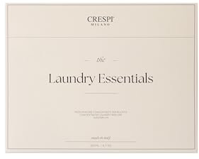 CRESPI MILANO | Cofanetto Profumatori Bucato Lavatrice, Kit Profumo Concentrato per Bucato, 10 Fragranze x 20ml