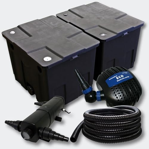 Helloshop26 Kit de Filtration de Bassin Bio Filtre 60000l Pompe éco UVC 36 Watts 4216507