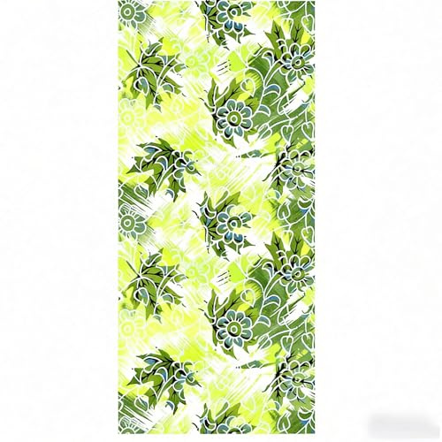 Aliangting Dark Green Leaves Large Microfibre Beach Towel | Quick Dry, Ultra Absorbent & Sand Free | Compact Travel & Swimming Towel for Adults & Kids (180x80cm)