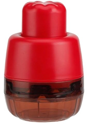 Snocciolatore per olive – Strawberry Huller | Snocciolatore per ciliegie | Spingere tipo 7 fori rosso Datteri | Strumento per la Ciliegia | Strumento multifunzione da cucina per marmellate, dessert