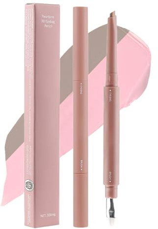 Korrekturstift für die Augen, zweifarbig, in Kahnform, 2,5 g, Korrekturstift für Frauen, ideal für Reisen, Mädchen, Geburtstag, Party