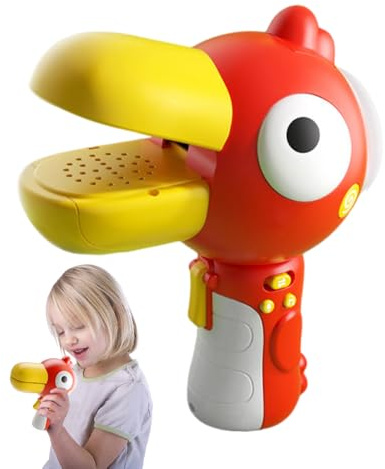 Sprachwechselgerät für Kinder, Sprachwechsler für Kinder, Cartoon-Vogel-Wechsler, multifunktionales Spielzeug und Megaphon-Gerät für: