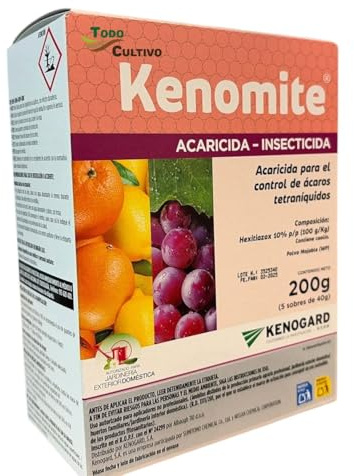 Acaricida insecticida Hexitiazox 10% 200 grs. Acaricida contro acaros tetraniquidos. Kenomite