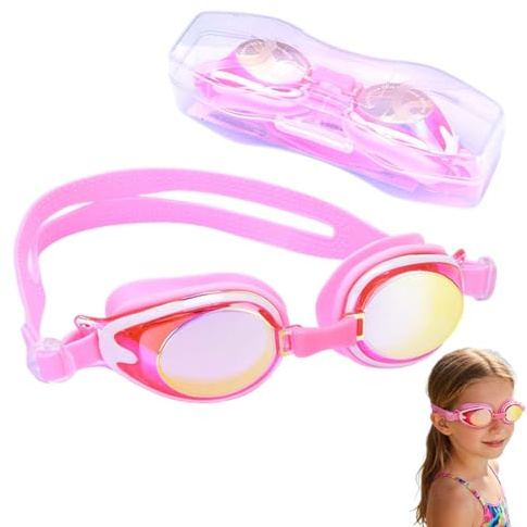 ZORTVUL Occhiali Da Nuoto Bambino Per Ragazzi E Ragazze, Occhialini Piscina Bambina Anti Appannamento Occhiali Da Nuoto Bambini Protezione Uv Per 3-16 Anni