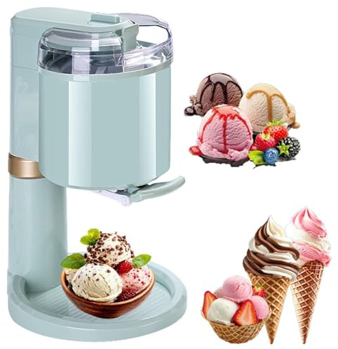 Macchina Per Gelato Domestica, Macchina Per Gelato Morbido Da 1l Per Casa, Bar, Caffè - Mini Macchina Per Gelato Alla Frutta