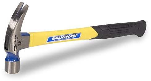 Vaughan & Bushnell FS999L 999 rak klo glasfiberhandtag hammare med slätt ansikte, 40 cm längd