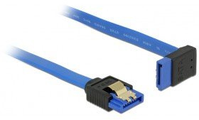DeLOCK 84999 câble SATA 1 m SATA 7-pin Noir, Bleu