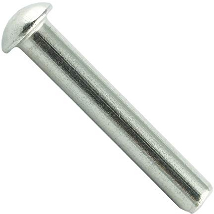 Eisenwaren2000 | 5 x 35 mm rivetti semicircolari (20 pezzi) – rivetti completi con testa semicircolare ISO 1051 – DIN 660 – acciaio inox A2 V2A – inossidabile