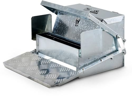 SuperHandy Kycklingmatare Automatisk kycklingmatare med 9 kg kapacitet 6-12 fjäderfä/fjäderfä Upp till 10 dagar Håll torr