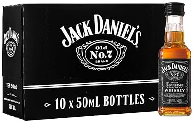 Jack Daniel's Tennessee Whiskey Old Nº7, pack 10 miniaturas PET - 10 x 5cl