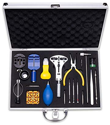 YGLONG Uhrenwerkzeug Watch Repair Tool Kit Watch Case Opener Link Remover Repair Tools Kit Watchmaker Tools Uhrmacherwerkzeug Set