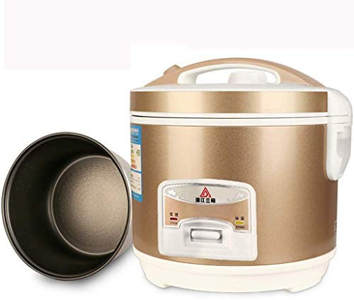 Olla eléctrica Olla arrocera (1,5 litros / 900 W / 220 V) Aislamiento Olla Interior Cuchara Vaporera y Taza medidora - hasta 7 Personas (Color : B, Size : 2.0L-400W) (B 5.0L) (B 4.0L)