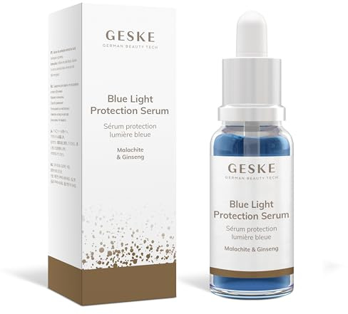 GESKE | Sérum anti-lumière bleue | Protection anti-vieillissement cutané face à l'ordinateur | Anti-taches pigmentaires | Sérum | Végan | Sans cruauté | Complète les appareils GESKE SmartAppGuided™