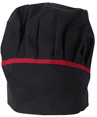 VALICLUD Kochmütze Aus Baumwolle Und Polyester Klassisches Design Restaurant-kochmütze Unisex Einfach Anzuziehen Verschleißfest Bequem Für Köche Küche