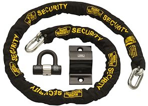 Burg-Wachter 2M 12mm Sold Bike Security Chain Diamond Lock, Black
