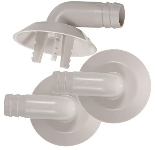 Holibanna 3pcs Drain Hose Connector Elbow Adapter for Window Air Conditioning Units Replacement Parts for Home Office Hotel School for Condensate Drainage