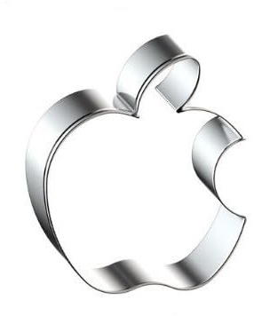 ZDYWYZJ Fruit Series Apple Shaped Biscuit Cutter