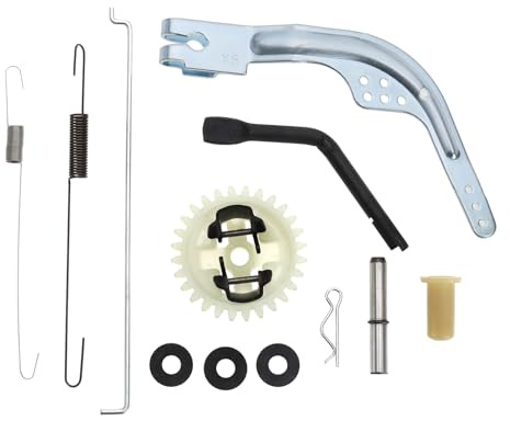 SG Store 1 Sets Engrenages de Régulateur Compatible avec Honda GX140 GX160 GX200 5,5 HP 6,5 HP 168F Pièce de Rechange pour Générateur Bras d'engrenage de Régulateur Assemblage de Ressorts