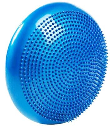 Wackelkissen Physio, Luftstabilitätskissen, aufblasbarer Kerntrainer, sensorisches Kissen für Stuhl, Pumpe inklusive, Luftstabilitäts-Wackelkissen, aufblasbares Balancekissen Board für Core Training