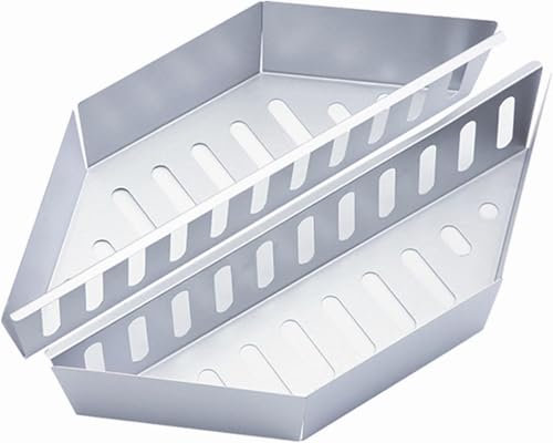 Charcoal Basket,Char-Holders Set of 2 PCS BBQ for Weber Grilling Accessories Stainless Steel Char-Container,Charcoal Tray