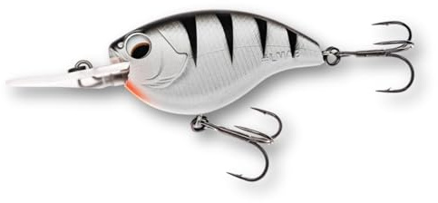 LMAB Crankbait 5,5 cm Power Vibe 55F - 3 Lauftiefen, Floating - Wobbler Barsch, Crankbait Wobbler, Kunstköder Angeln, Barsch Wobbler, Spinnfischen Köder