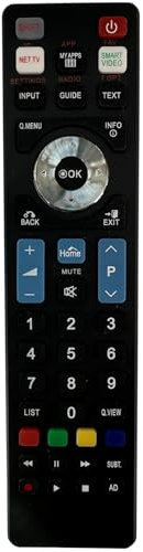 Télécommande pour LG Replacement Télécommande Compatible avec Tous Les téléviseurs et Smart TV de Marque pour LG - Prêt à l'emploi sans Programmation