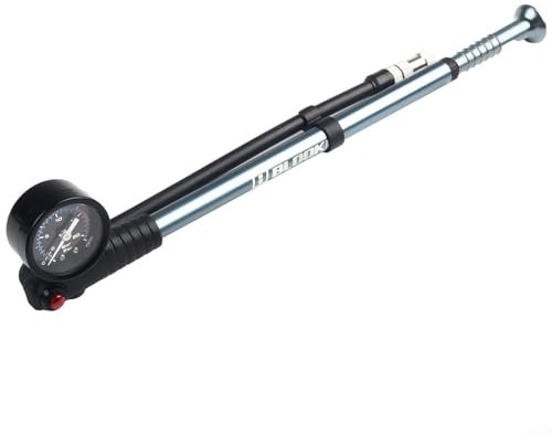 Bomba de choque para bicicleta, de alta presión de 300 PSI para amortiguador trasero y horquilla de suspensión, bicicletas de carretera de montaña, inflador de bicicleta portátil ligero (JTF360)