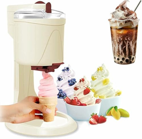 Machine à crème glacée molle, machine à crème glacée domestique portable à partir, machine de fabrication de crème glacée semi-automatique, machines à crème glacée au yaourt